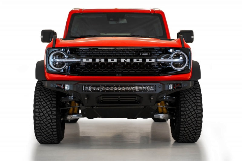 21-23 Ford Bronco Addictive Desert Designs F230142210103 Stealth Fighter Front Bumper - Hammer Black