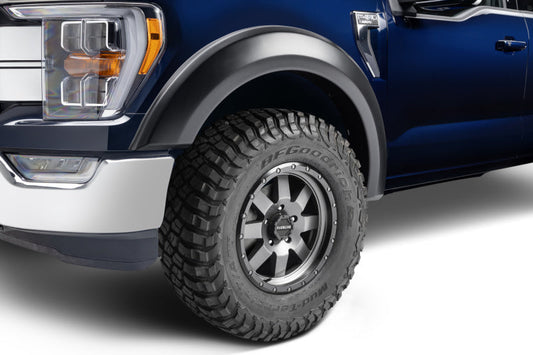 21-25 Ford F-150 Bushwacker 20137-02 Extend-A-Fender Style Flares 2pc Front Style Smooth Finish