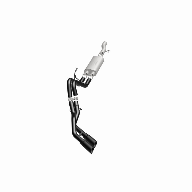 10-14 Ford Raptor V8 6.2L MagnaFlow 15366 SYS Cat-Back 2.5/3in Black Dual Same Side Exit Rear 3.5 Tips