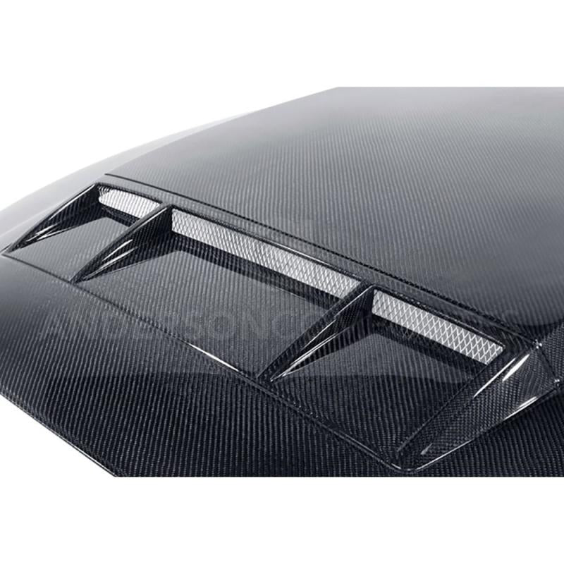 13-14 Ford Mustang GT Anderson Composites AC-HD1011FDMU-TS Ram Air Type-CR Hood