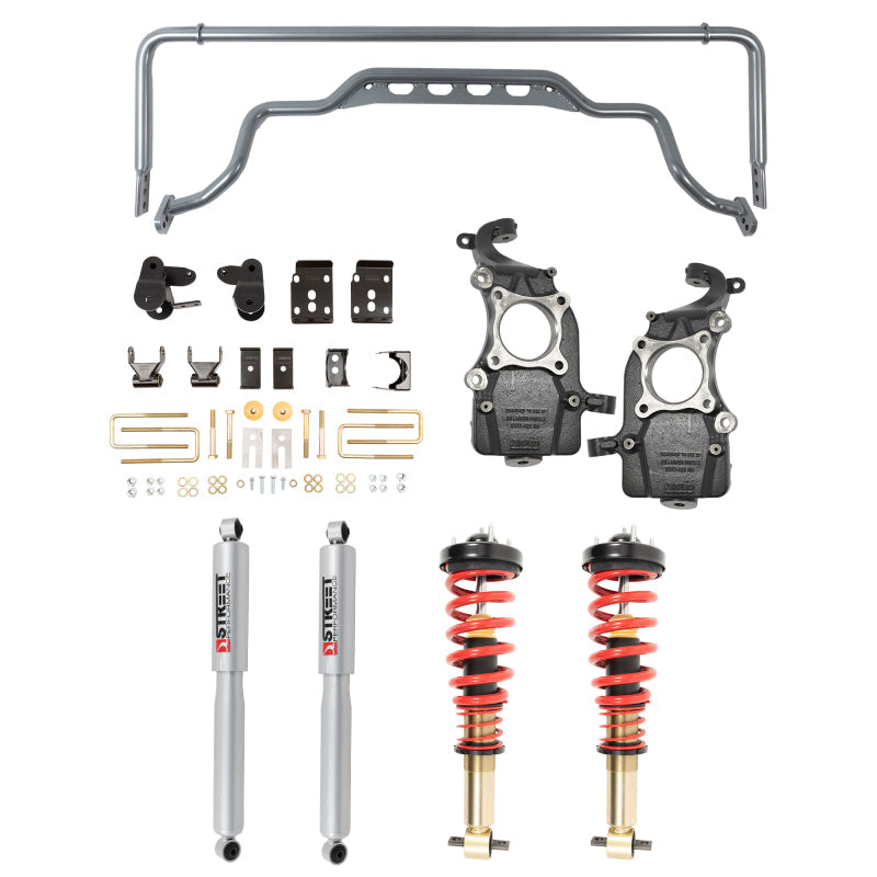 21-25 Ford F-150 Belltech 1051HK 2WD Performance Handling Kit (3-5.5in Front/6.5in Rear Drop)