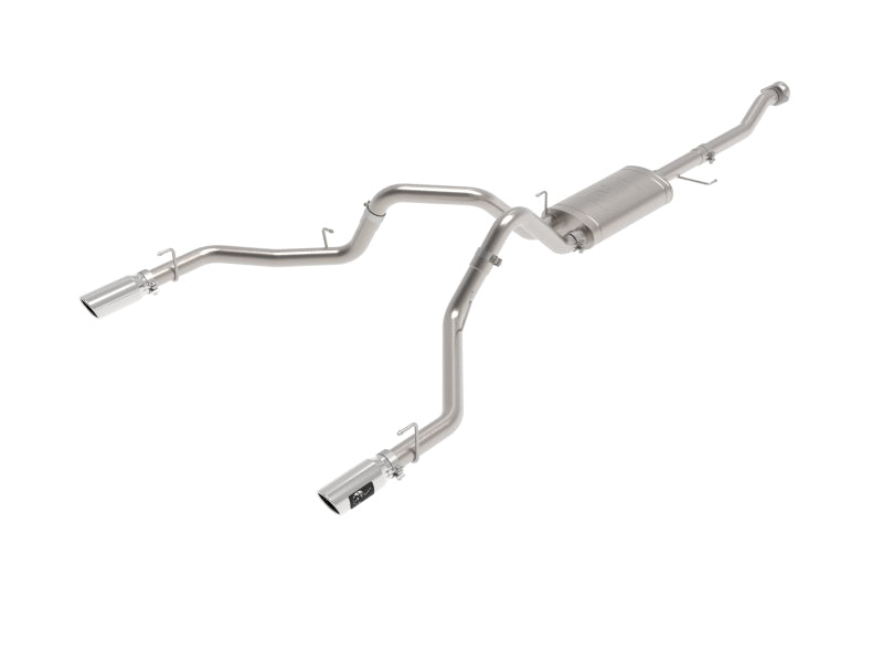 21-25 Ford F-150 V6 2.7L(tt)/3.5L(tt)/V8 5.0L aFe 49-33127-P Vulcan 3in 304 SS Cat-Back Exhaust w/ Polished Tips