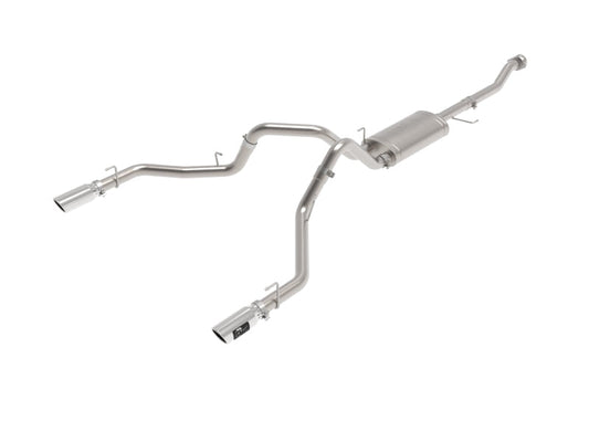 21-25 Ford F-150 V6 2.7L(tt)/3.5L(tt)/V8 5.0L aFe 49-33127-P Vulcan 3in 304 SS Cat-Back Exhaust w/ Polished Tips