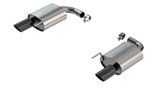 24+ Ford Mustang GT 5.0L V8 w/o Active Exhaust Borla 11983BC S-Type Axle-Back Exhaust System - Black Chrome