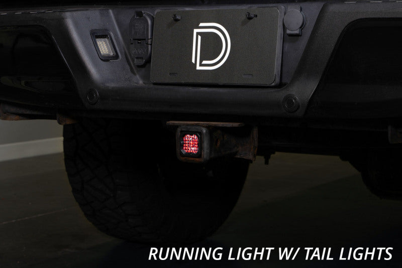 15-20 Ford F-150 / 17-20 Raptor Diode Dynamics DD7648 HitchMount LED Pod Reverse Kit - C1R + Brake