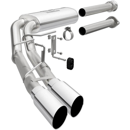 15-26 Ford F-150 2.7L V6 / 3.5L V6 / 5.0L V8 MagnaFlow 19563 Street Series Cat-Back Performance Exhaust System-Polished Side Exit