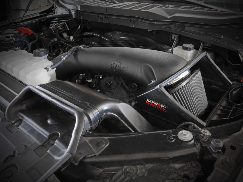 21-25 F150 V8 5.0L aFe 52-10012D Rapid Induction Cold Air Intake System w/Pro DRY S Filter