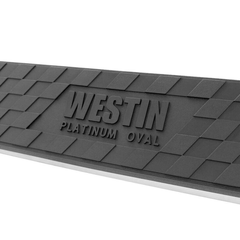 15-25 Ford F-150 Westin 21-3925 Platinum 4 Oval Nerf Step Bars - Black