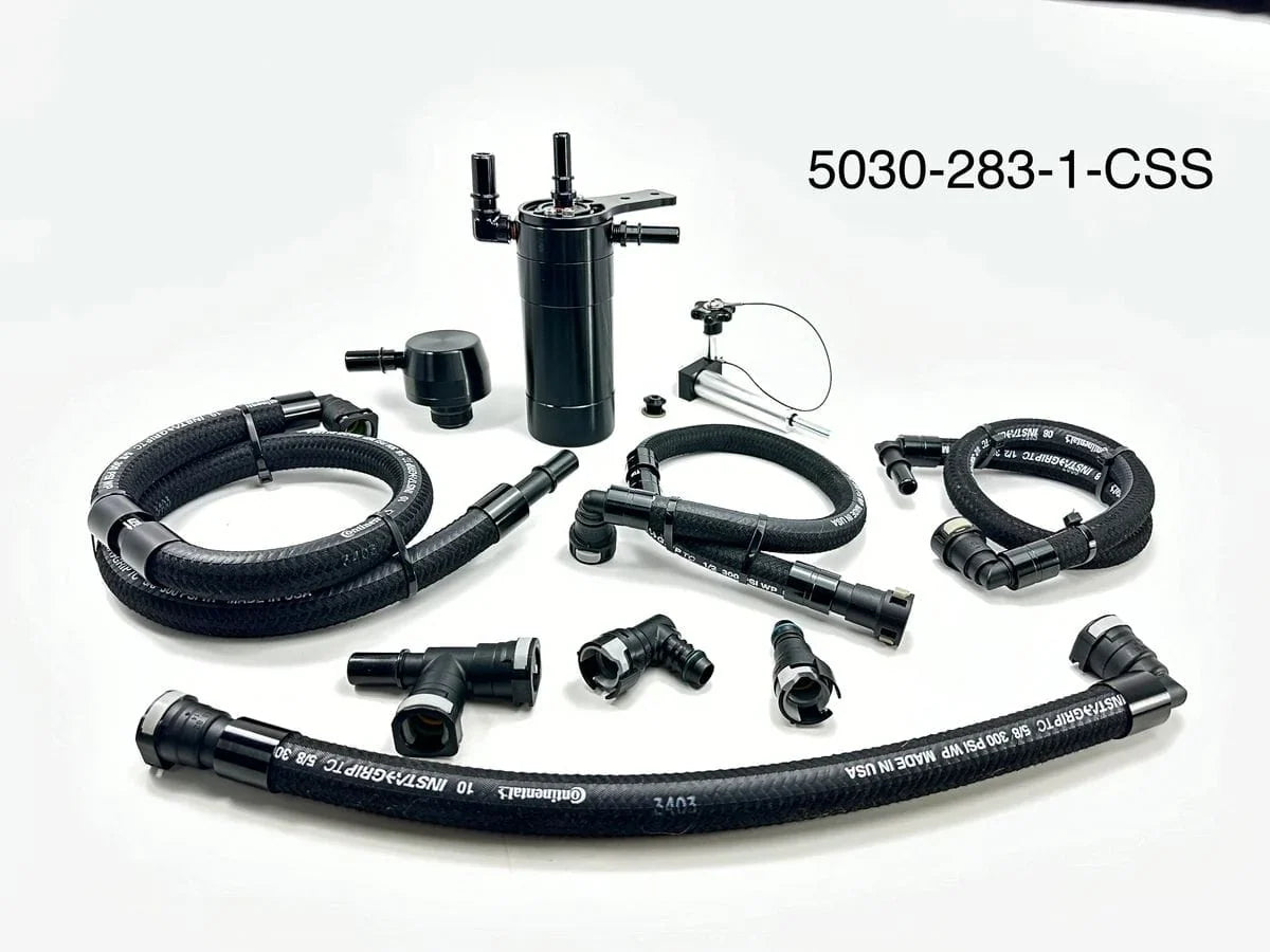 UPR 2019-2022 Ranger 2.3L I4 Ecoboost Dual Valve Catch Can with Clean Side Separator