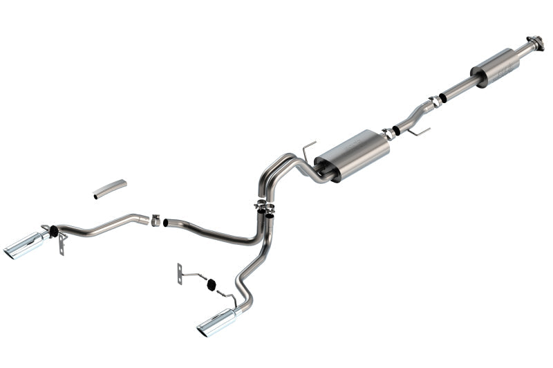 21-26 Ford F-150 V6 2.7L/3.5L Borla 140862 4dr CC SB EC STB Lari/King R/Plinum/LTD 3/2.25 SRE CB Touring CHR Tips