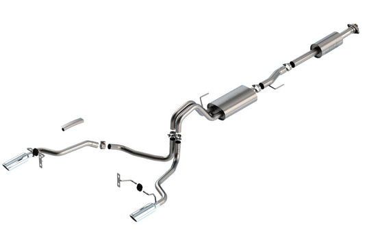 21-26 Ford F-150 V6 2.7L/3.5L Borla 140862 4dr CC SB EC STB Lari/King R/Plinum/LTD 3/2.25 SRE CB Touring CHR Tips