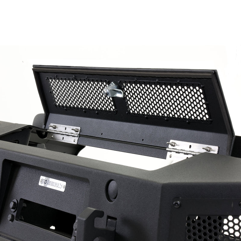 21-24 Ford F-150 Go Rhino 24398T BR6 Winch-Ready Front Bumper - Textured Black