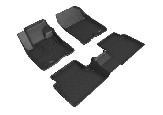 21-24 Ford Bronco Sport 3D Maxpider L1FR14301509 Kagu 1st / 2nd Row Floormats -Black