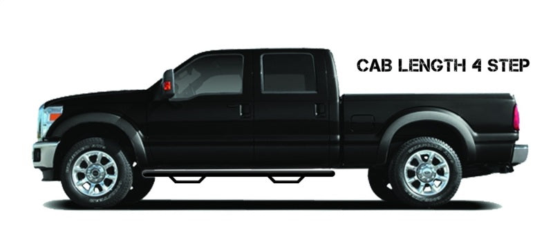 19-25 Ford Ranger Crew Cab N-Fab F1981CC-TX Nerf Step Tex. Black -Cab Length 3in