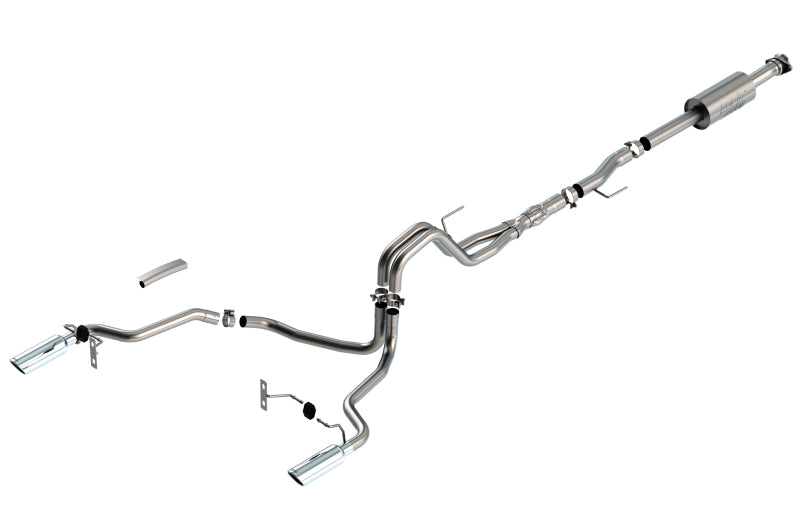 21-25 Ford F-150 5.0L V8 Borla 140867 3in Cat-Back Exhaust System ATAK