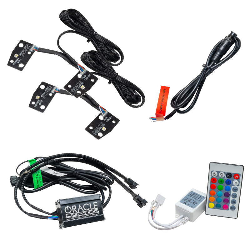 21-24 Ford Bronco Oracle 1468-504 RGB+W Headlight Halo Upgrade Kit ColorSHIFT® - w/ Simple Controller