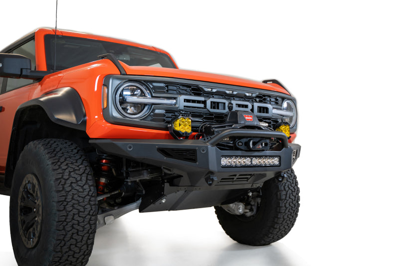 22-23 Ford Bronco Raptor Addictive Desert Designs F260181060103 Rock Fighter Winch Front Bumper