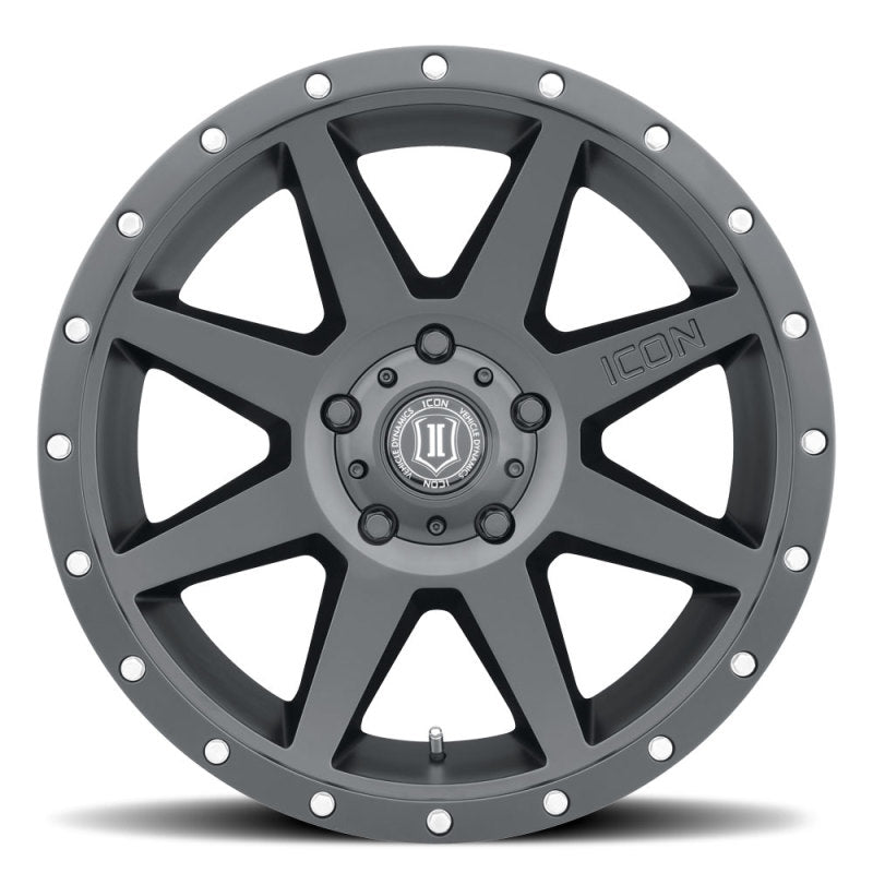 04-22 Ford F-150/ 15-22 Ford Expedition ICON Rebound 1820906356SB 20x9 6x135 16mm Offset 5.625in BS Satin Black Wheel