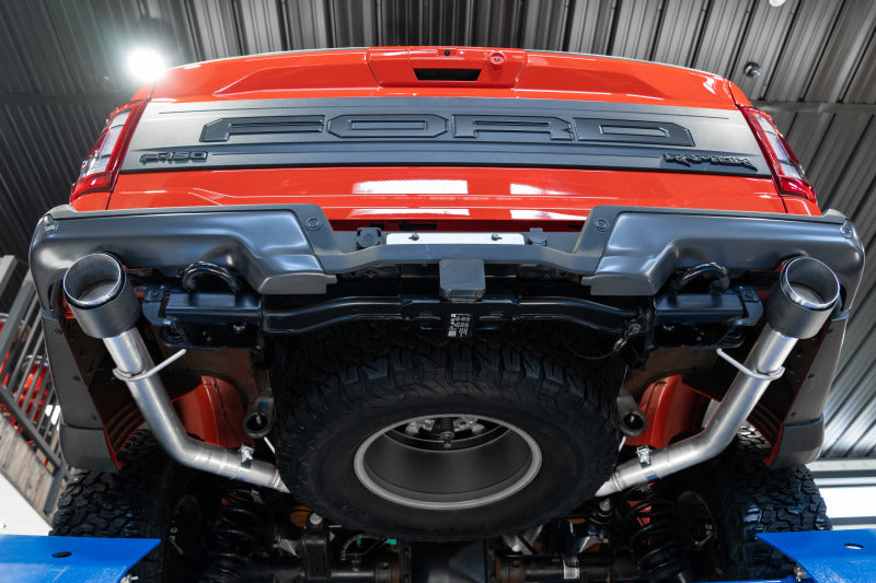21-25 Ford F-150 Raptor 3.5L V6 EcoBoost MBRP S52663CF Axle-Back Dual Rear Exit T304 Performance Exhuast System