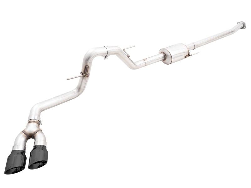 21-26 Ford F-150 AWE Tuning 3015-23059 0FG Dual Side Exit Cat-Back Exhaust - 4.5in Diamond Black Tips