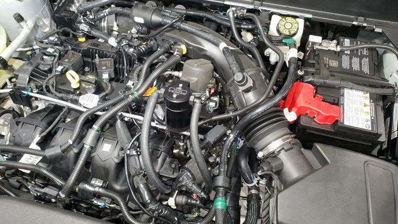 21-24 Ford Bronco Sport 2.0L / 22-24 Ford Maverick 2.0L EcoBoost J&L 3044D-B Driver Side Oil Separator 3.0 - Black