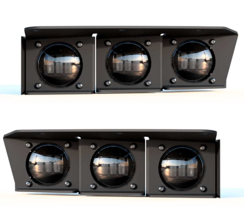 21-25 Bronco ORACLE Lighting 5890-001 Triple LED Fog Light Kit for Steel Bumper - White