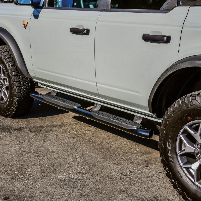 21-25 Ford Bronco (4-Door) Westin 21-24195 PRO TRAXX 4 Oval Nerf Step Bars - Textured Black