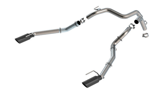 24-25 Ford Ranger Raptor Borla 60743BC 2.75in Tailpipe Kit 4in Tip - Brawler Ceramic Black