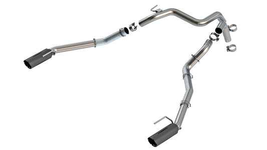 24-25 Ford Ranger Raptor Borla 60743BRCB 2.75in Tail Pipe Kit 4in Tip - Ceramic Black