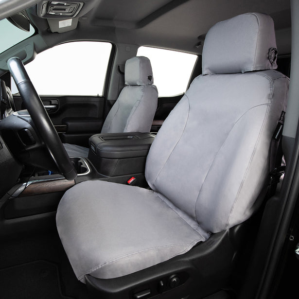 19-20 Ford F-150 Covercraft SS3473PCGY Polycotton SeatSaver Custom Seat Covers - Grey: 1st Row
