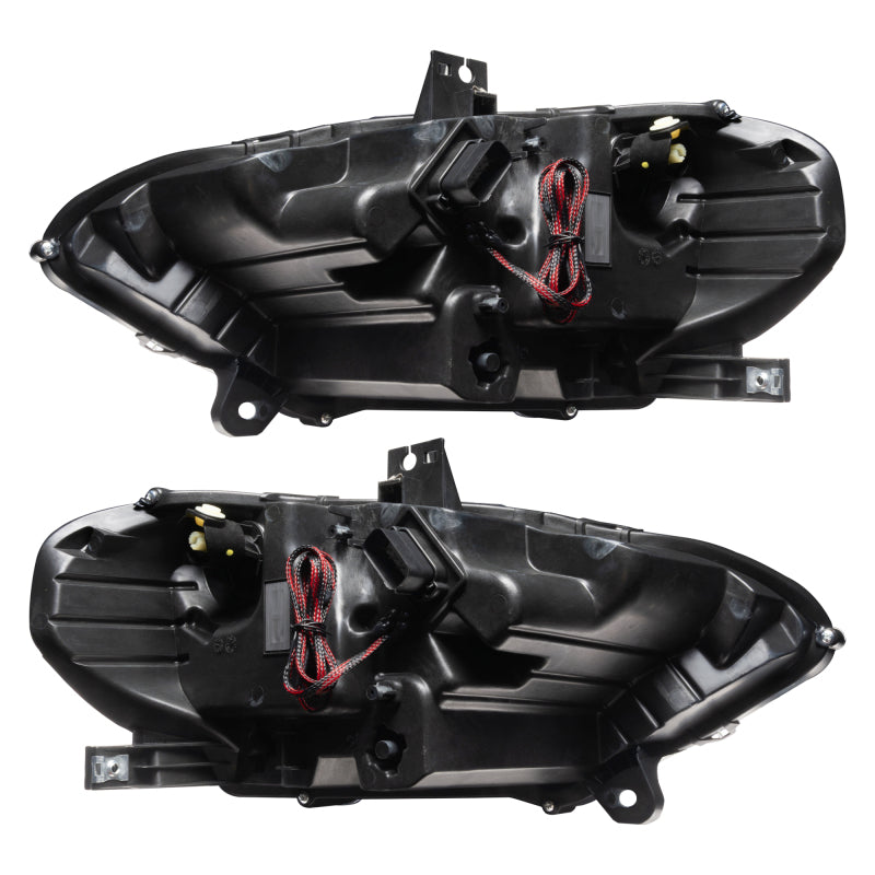 18-23 Ford Mustang Oracle Lighting 8204-332 Dynamic ColorSHIFT LED Headlights-Black Series