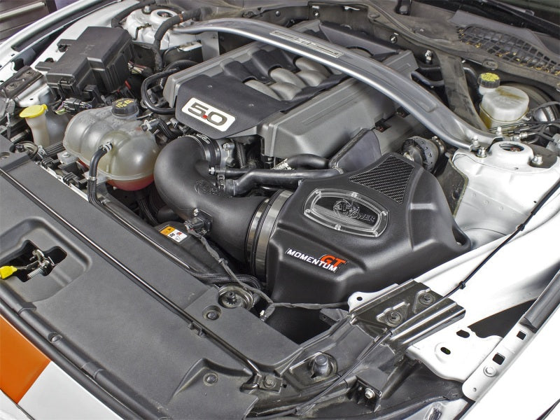 15-17 Mustang GT 5.0L V8 AFE 51-73203 Momentum GT Cold Air Intake System w/ Pro DRY S Filter Media