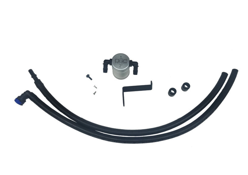 19-24 Ford Ranger 2.3L Ecoboost J&L 3037D-C Driver Side Oil Separator 3.0 Clear Anodized