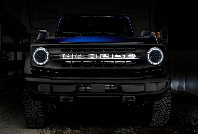 21-24 Ford Bronco Oracle 1470-333 LED Headlight Halo Kit - Base Headlights - ColorSHIFT® w/ 2.0 Controller