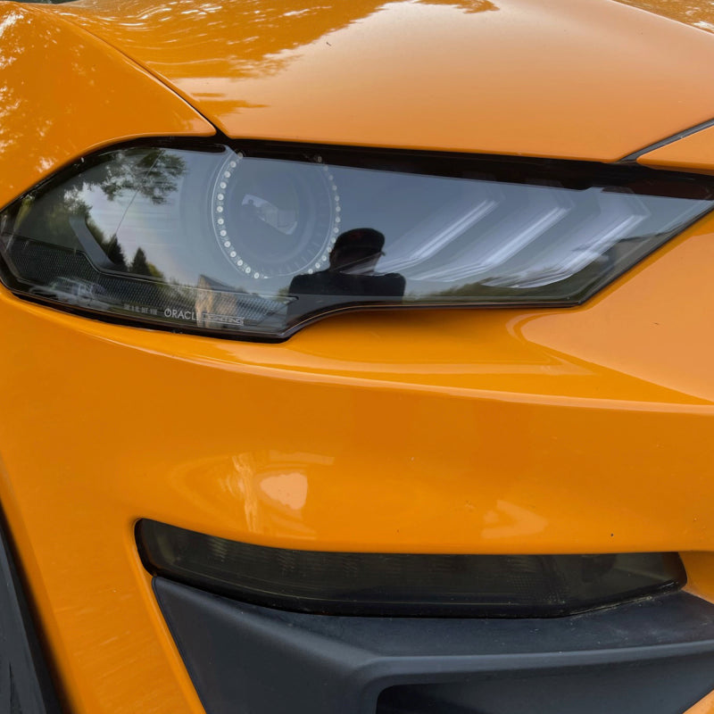 18-23 Ford Mustang Oracle Lighting 8204-332 Dynamic ColorSHIFT LED Headlights-Black Series