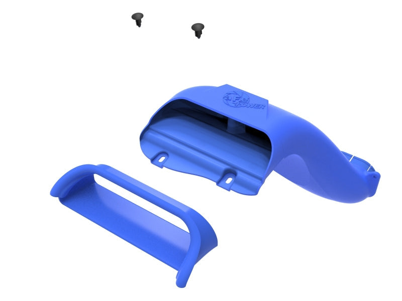 21-25 Ford F-150 V6 / V8 aFe 52-10010SL Rapid Induction Dynamic Air Scoop - Blue
