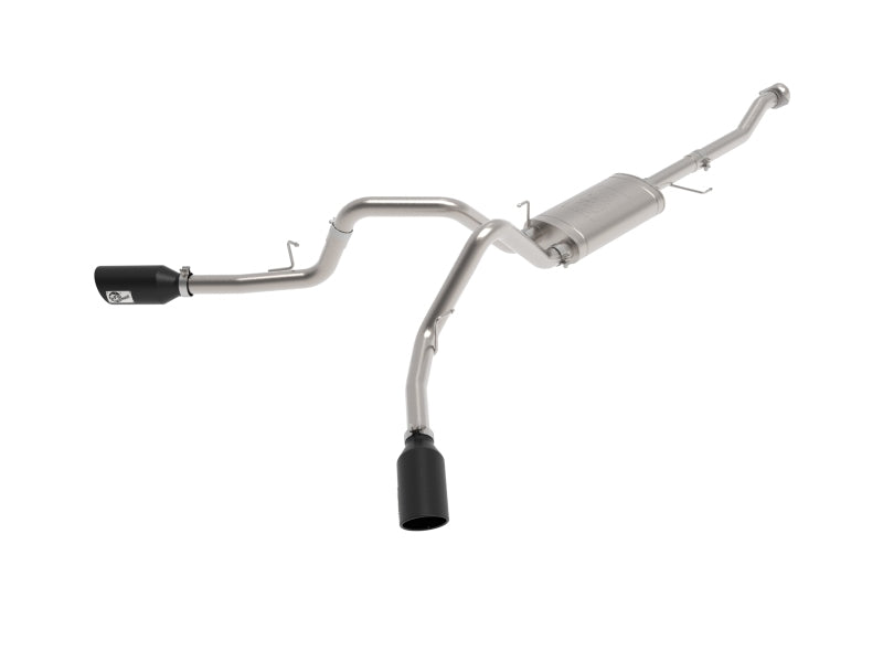 21-25 Ford F-150 V6 2.7L(tt)/3.5L(tt)/V8 5.0L aFe 49-33126-B Vulcan 3in 304 SS Cat-Back Exhaust w/ Black Tips