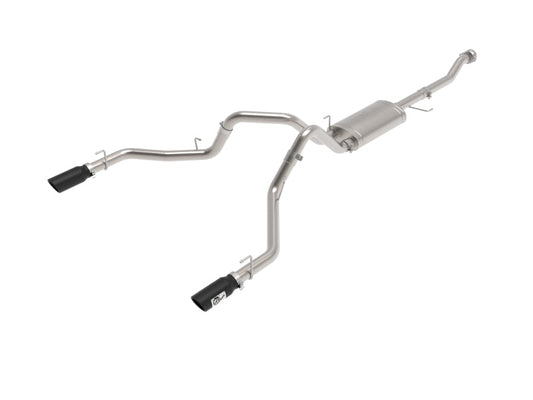 21-25 Ford F-150 V6 2.7L(tt)/3.5L(tt)/V8 5.0L aFe 49-33127-B Vulcan 3in 304 SS Cat-Back Exhaust w/ Black Tips