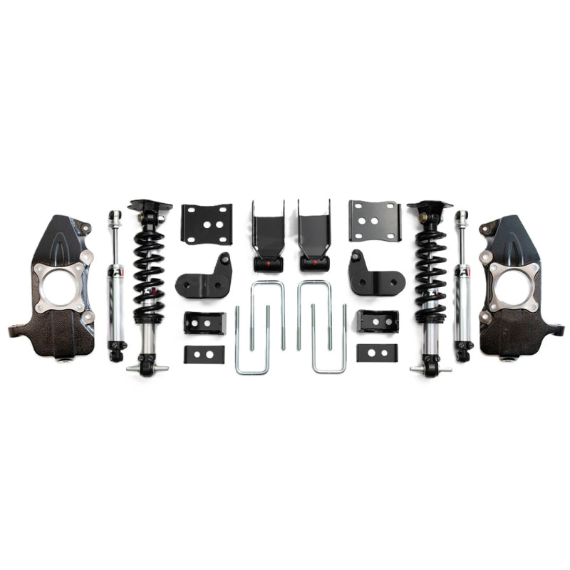 21-25 Ford F-150 2WD QA1 LK12-FF03 Dual Adjustable Lowering Kit w/ Spindles - 3.5-5.5in