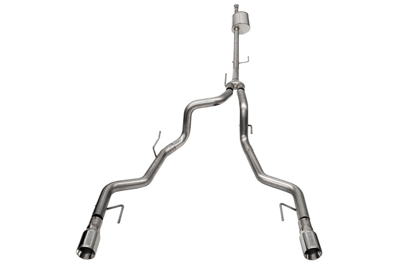 21-25 Ford F-150 SuperCrew 5.5ft Bed 5.0L V8 Corsa Performance 21184 Sport Cat-Back Dual Rear Exit - Polished