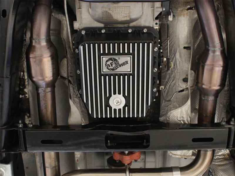 93-08 Ford Trucks (AODE/4R70W Transmission) afe 46-70222 Transmission Pan (Black)
