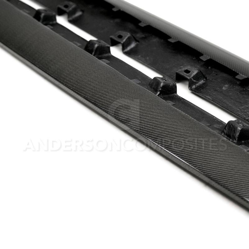 15-23 Ford Mustang Anderson Composites AC-SS15FDMU-GR Style Rocker Panel Splitter