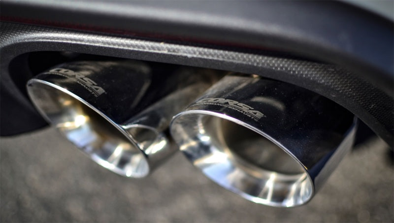 18-23 Ford Mustang GT Fastback V8 5.0L Corsa Performance 21001 3in Cat-Back System Dual Rear Exit w/ 4in Polished Tips