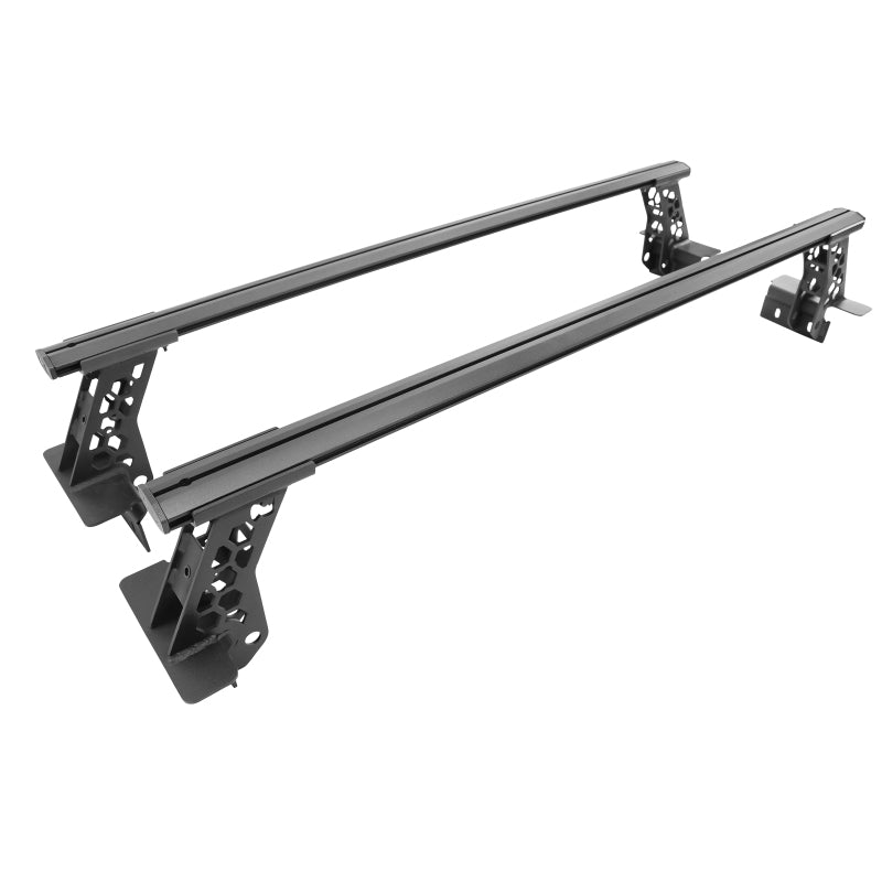 15-24 Ford F-150 4DR Go Rhino 5935015T XRS Cross Bars Kit Tex Black