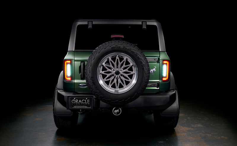 21-24 Bronco ORACLE Lighting 5892-504 Flush Style (Lensless) LED Tail Lights - Standard Red Lens