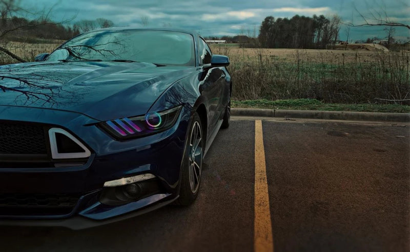 15-17 Ford Mustang V6/GT/Shelby Oracle 1335-332 Dynamic ColorSHIFT DRL Upgrade w/ Halo Kit