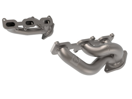 11-17 Ford Mustang 3.7L V6 aFe 48-43031-T Twisted Steel Shorty Headers 409 Stainless Steel w/Titanium Ceramic Coat Finish