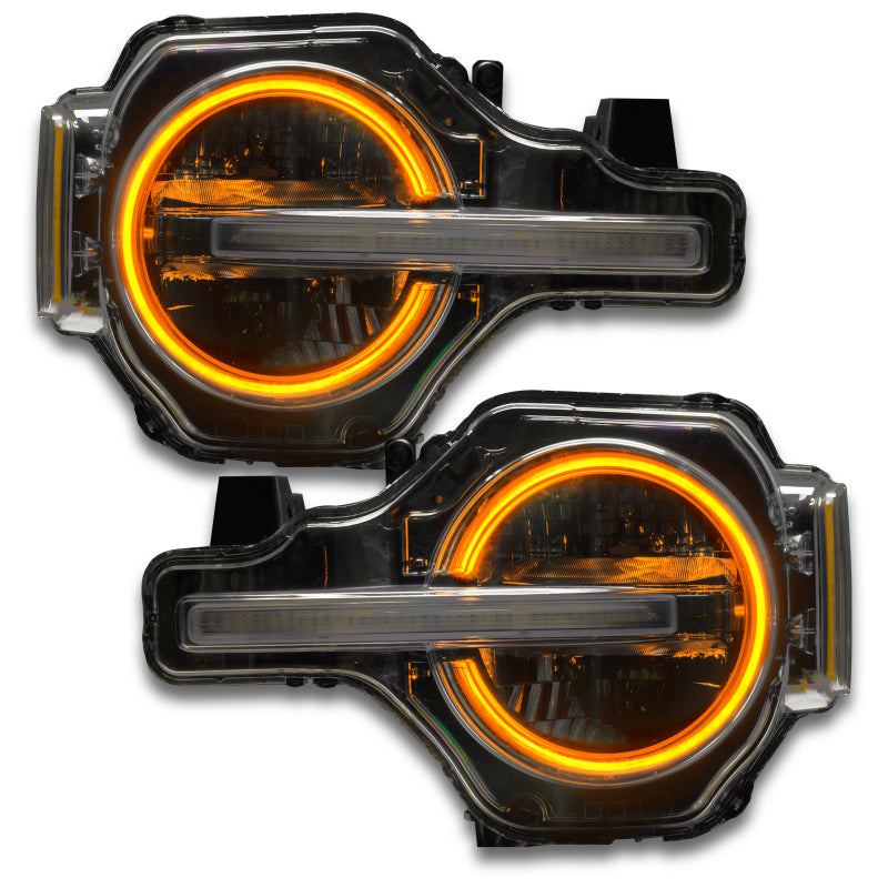 21-24 Ford Bronco Oracle 1468-333 RGB+W Headlight Halo Upgrade Kit ColorSHIFT® - w/ 2.0 Controller