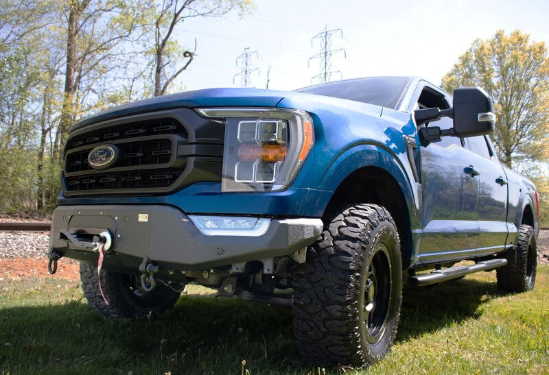 21-24 Ford F-150 Fishbone Offroad FB22393 Winch Plate (for FB22366) - Black Texture