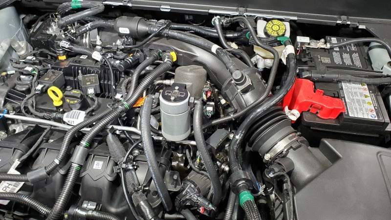 21-24 Ford Bronco Sport 2.0L / 22-24 Ford Maverick 2.0L EcoBoost J&L 3044D-C Driver Side Oil Separator 3.0 - Clear